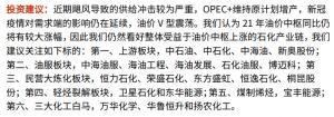 免费研报精选：“宁组合”卷土重来！受益油价中枢上涨的石化产业链标的梳理结构分化格局明显